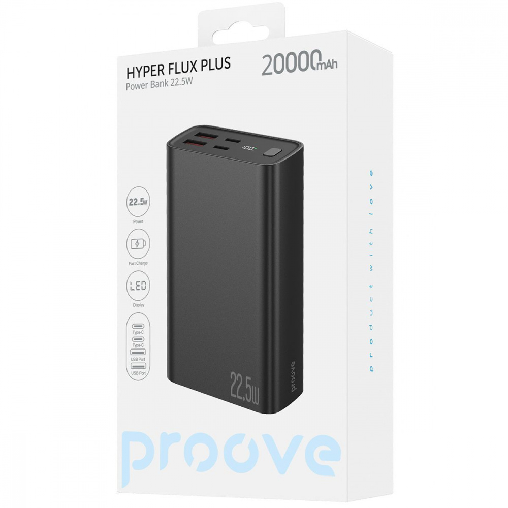 Портативна Батарея Proove Hyper Flux Plus 22.5W 20000mAh — Придбати в Україні - фото 1
