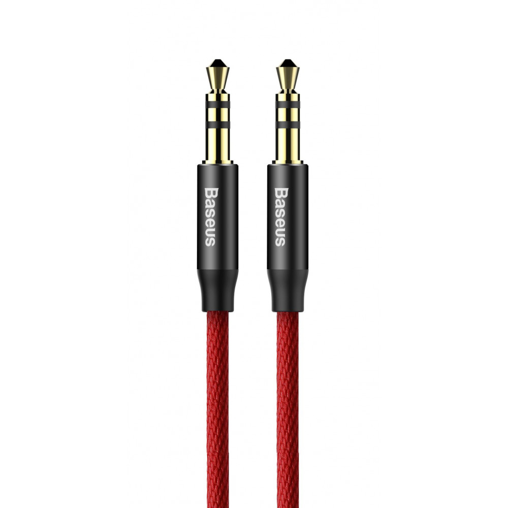 Кабель AUX Baseus Yiven M30 (1m) red/black (CAM30-B91) Червоний/чорний на малюнкі №1