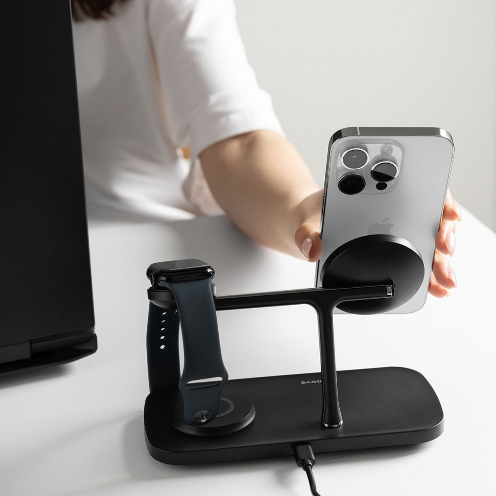 Бездротовий ЗП Proove Magnetic Field Pro 3 in 1 Qi2 — Придбати в Україні - фото 6