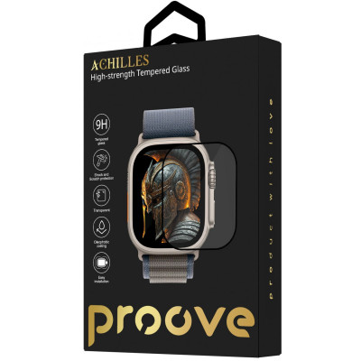 Захисне скло Proove Achilles Apple Watch Ultra/Watch Ultra 2/3 49 mm — Придбати в Україні