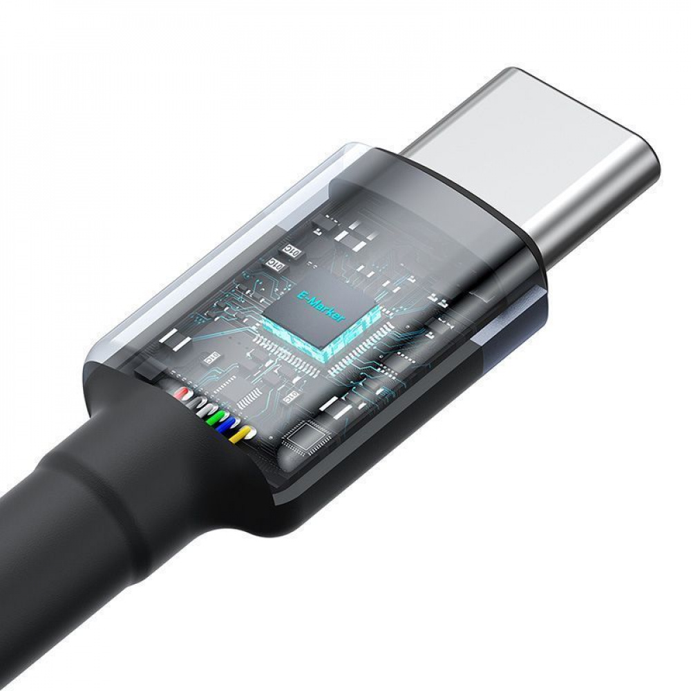 Кабель Baseus Cafule Charging Type-C to Type-C 100W 1м (2pcs) — Придбати в Україні - фото 7