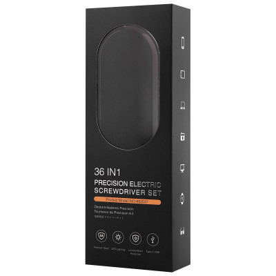 Багатофункціональний набір електричних викруток 36in1 KS-882037