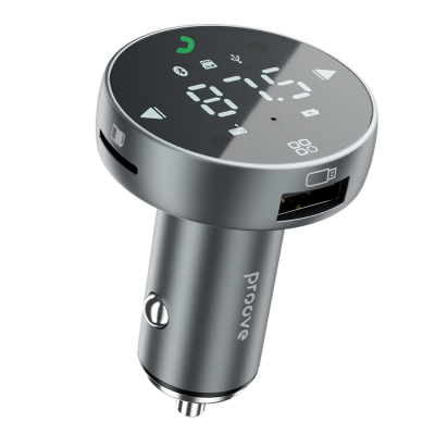 Купить Автомобильное ЗУ Proove FM Launcher Sound Sync 30W (PD+QC3.0) Type-C+USB 50880 - Ncase
