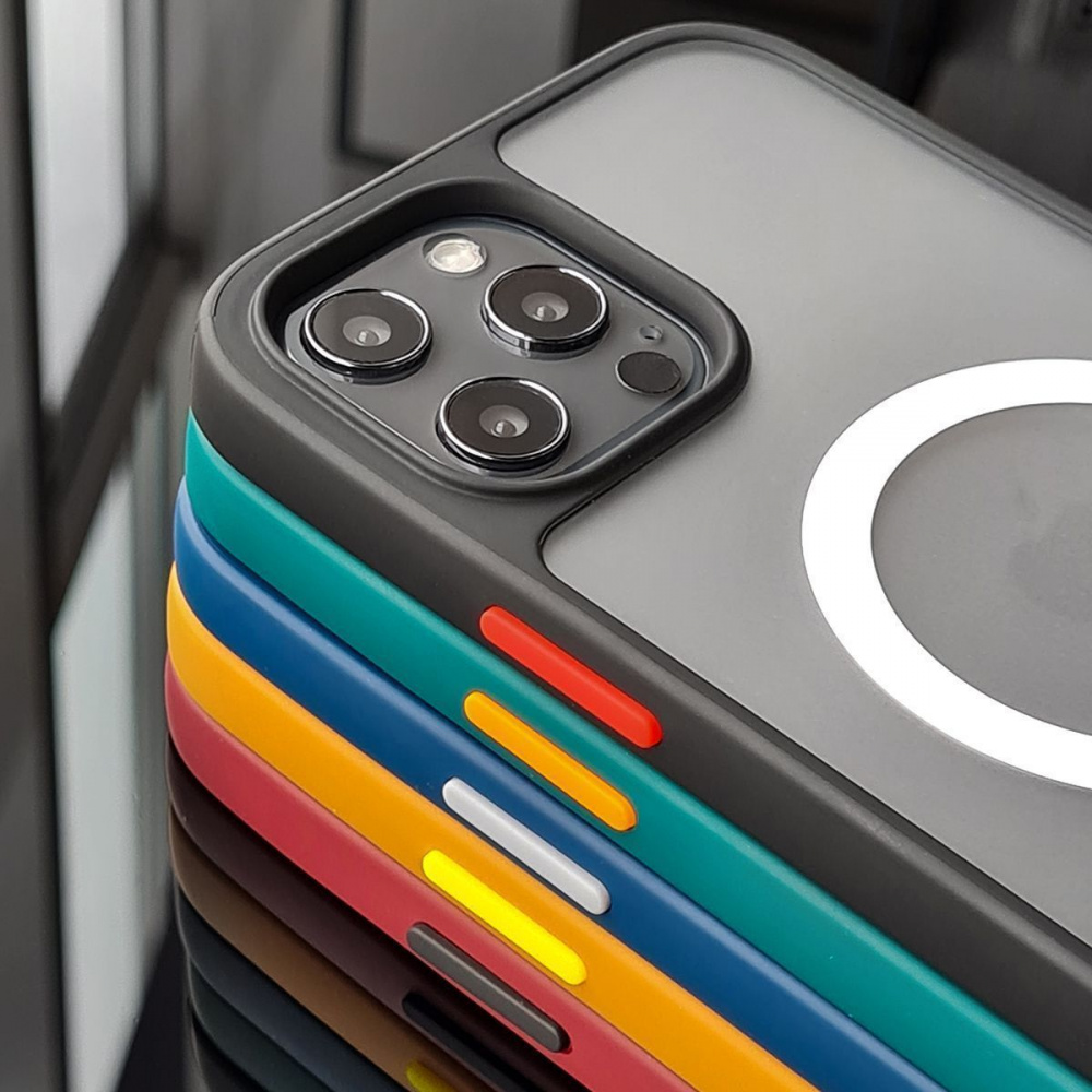 Чехол Shadow Matte Case with Magnet (PC+TPU) iPhone 12 mini - фото 2