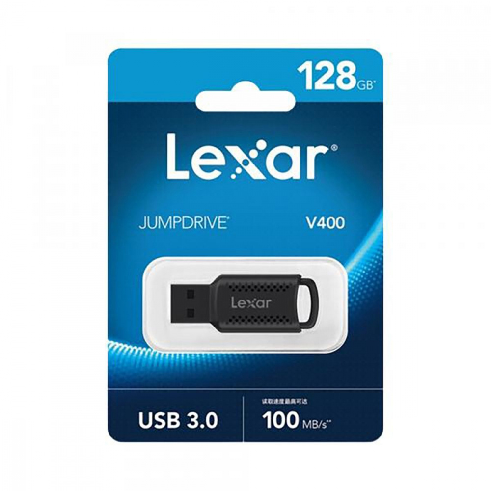 USB флеш-накопичувач LEXAR JumpDrive V400 (USB 3.0) 128GB — Придбати в Україні