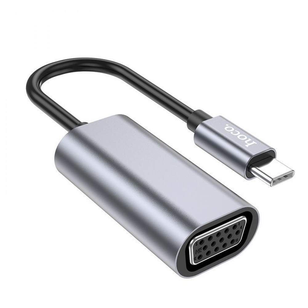 Переходник Hoco UA21 Origin Type-C to VGA — Придбати в Україні - фото 4