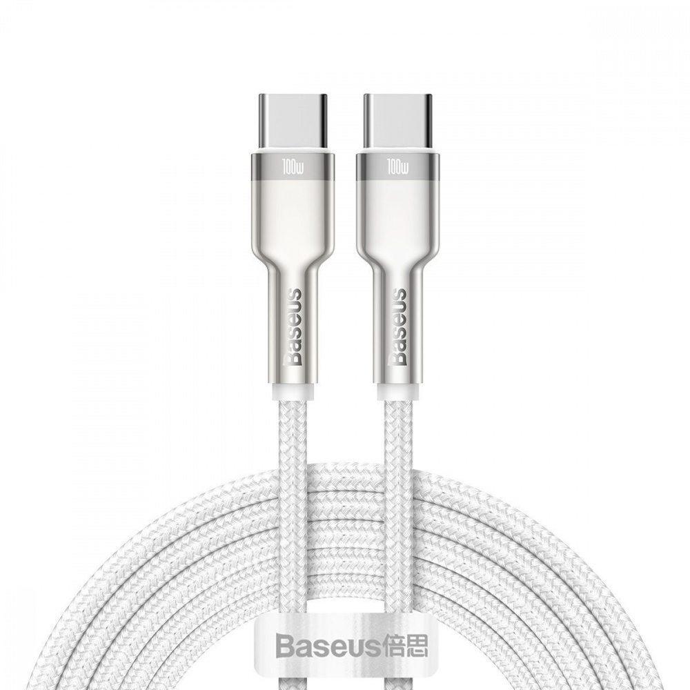 Кабель Baseus Cafule Metal Type-C to Type-C 100W (2m) — Придбати в Україні