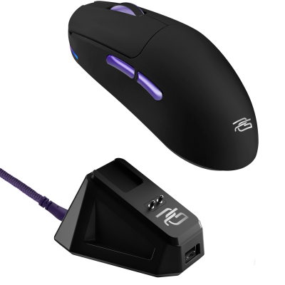black/purple