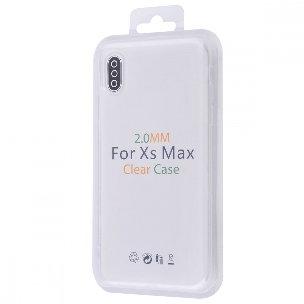 Silicone Clear Case 2.0 mm (TPU) iPhone Xs Max - фото 1