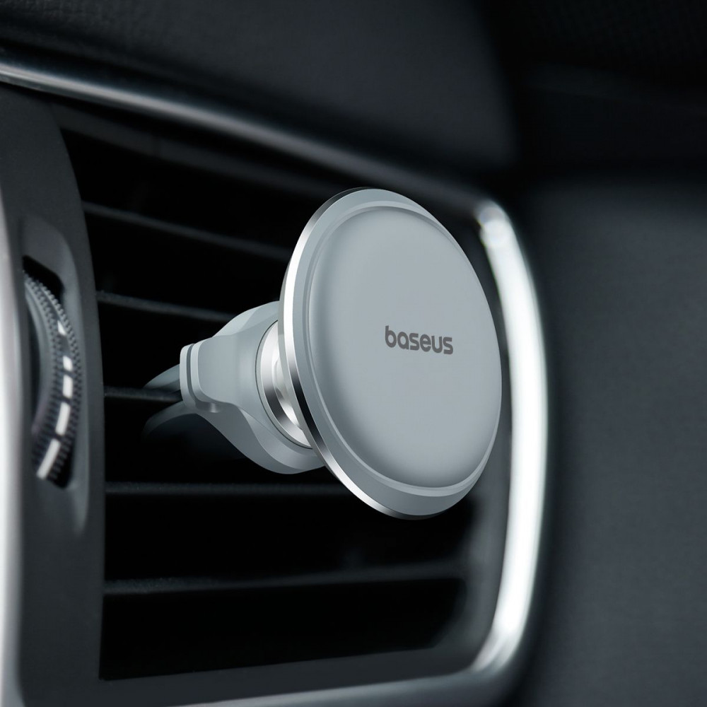 Автомобільний тримач Baseus Magnetic Car Mount with Cable Clip Air Vent Version — Придбати в Україні - фото 13