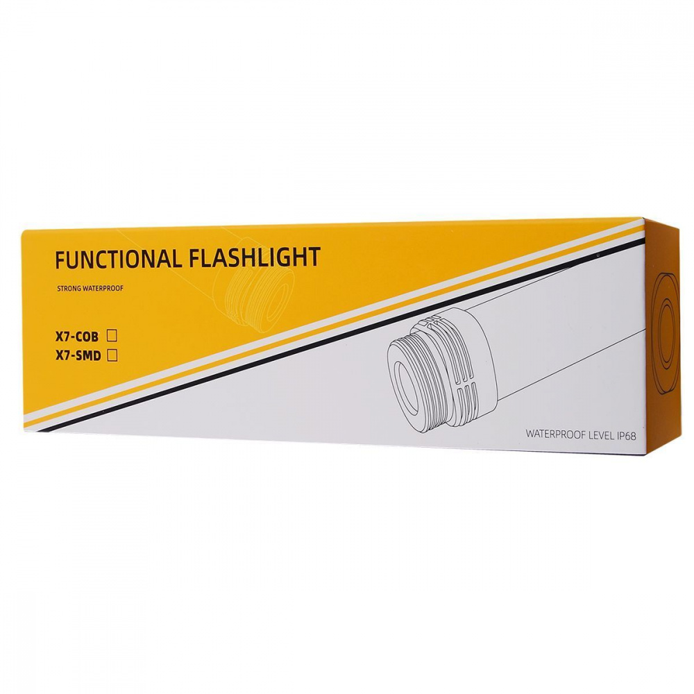 LED flashlight JS-X7-COB 5200 mAh - фото 1