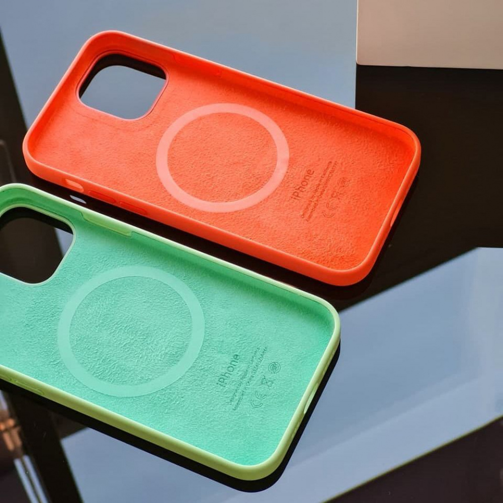 Чехол Silicone Case with MagSafe iPhone 12/12 Pro - фото 4