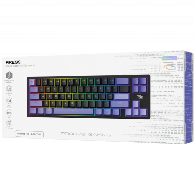 Купить Проводная магнитная клавиатура Proove Gaming Aress (Ukraine Layout) 70823 - Ncase