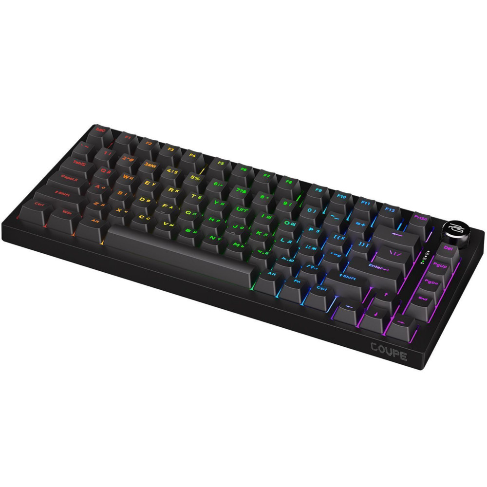 Бездротова клавіатура Proove Gaming Coupe (Ukraine Layout) black/purple (WKCP00022416) Чорний/фіолетовий на малюнкі №4