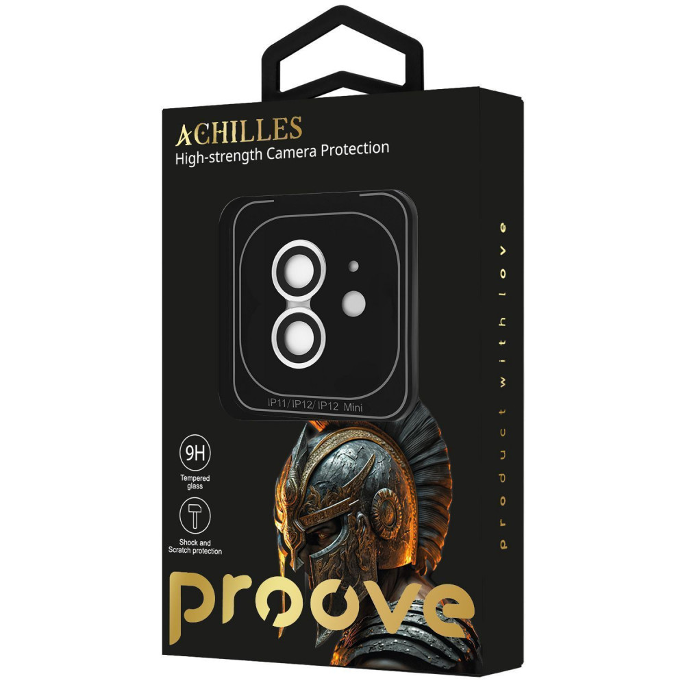 Захист камери Proove Achilles iPhone 11/12/12 mini black (CPPAIP120001) Чорний на малюнкі №2