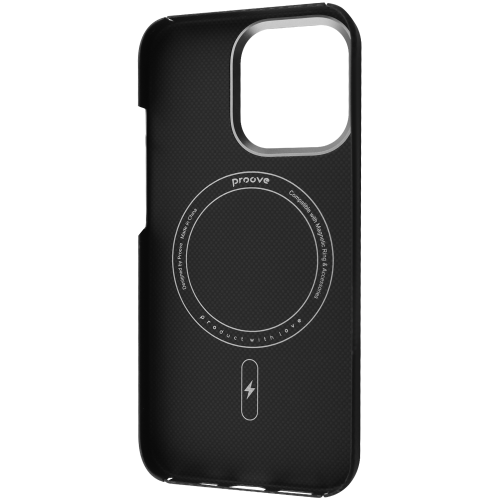 Чехол Proove Carbon Slim with Magnetic Ring iPhone 15 Pro - фото 7