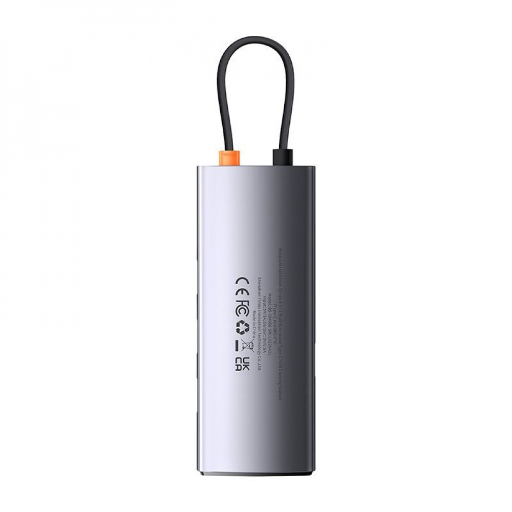 USB-Хаб Baseus Metal Gleam Series 4-in-1 (4xUSB3.0) — Придбати в Україні - фото 6