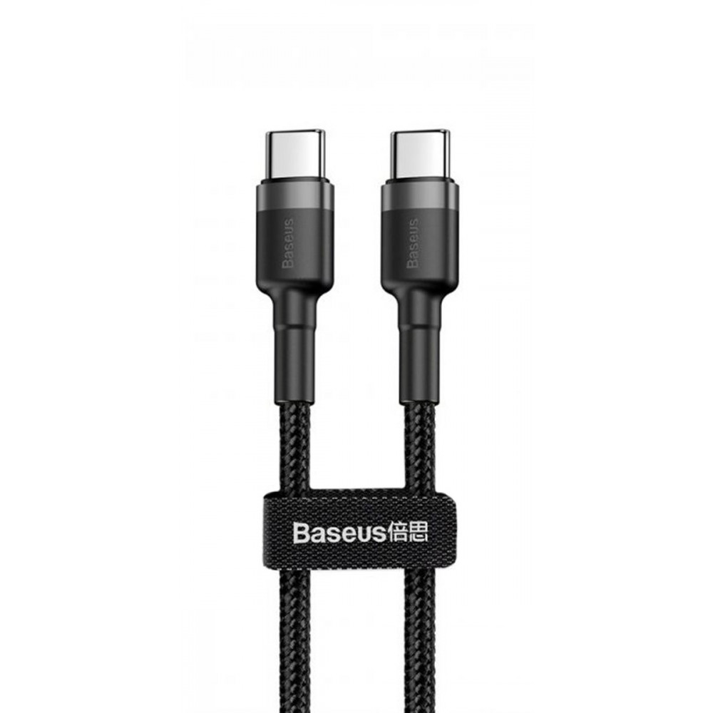 Кабель Baseus Cafule Type-C to Type-C PD 2.0 60W (1m) - фото 7