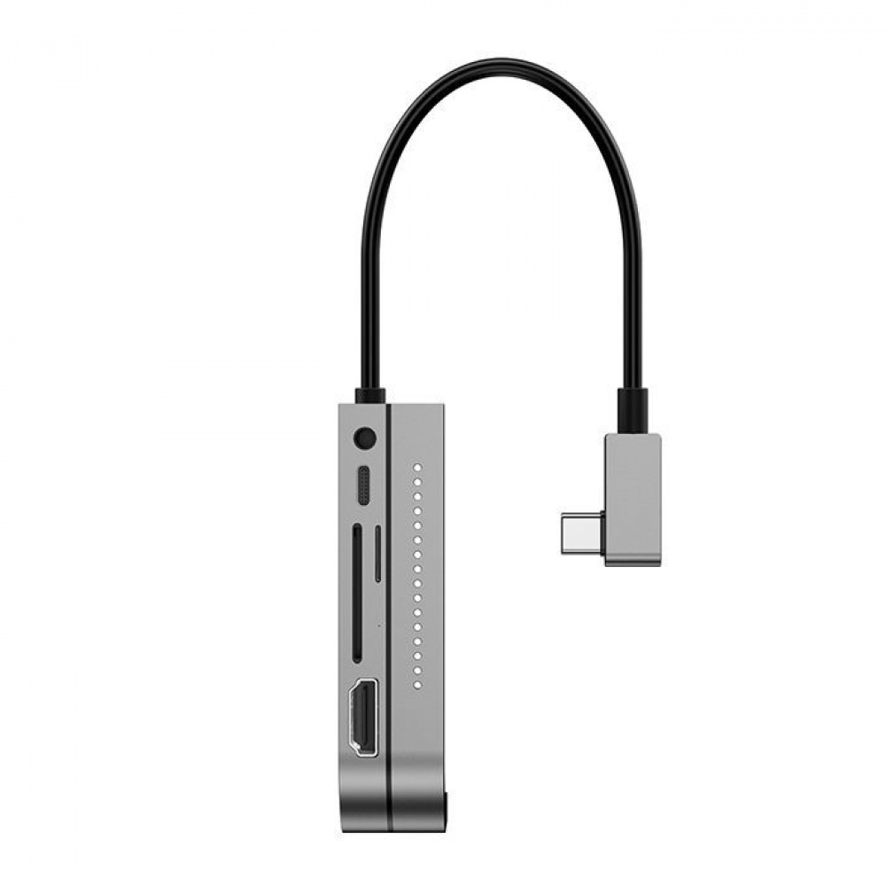 USB-Хаб Baseus Bend Angle No.7 Multifunctional - фото 4