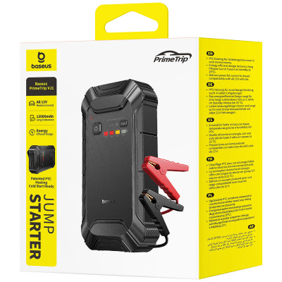 Пусковий Пристрій Baseus PrimeTrip VJ1 Car Jump Starter 12000 mAh — Придбати в Україні