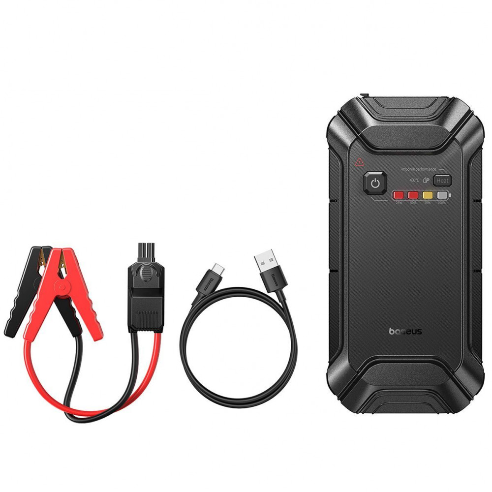 Пусковое устройство Baseus PrimeTrip VJ1 Car Jump Starter 12000 mAh black (C0119400) Черный на картинке №6