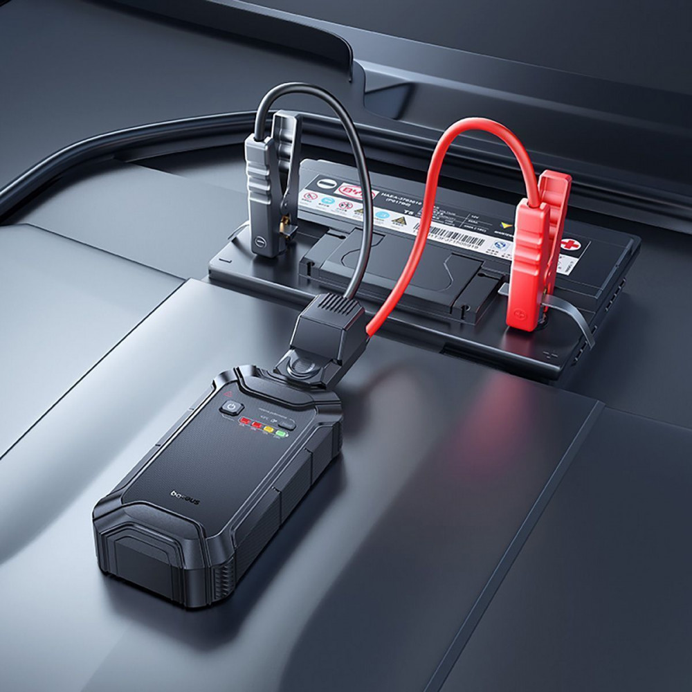 Пусковое устройство Baseus PrimeTrip VJ1 Car Jump Starter 12000 mAh black (C0119400) Черный на картинке №7