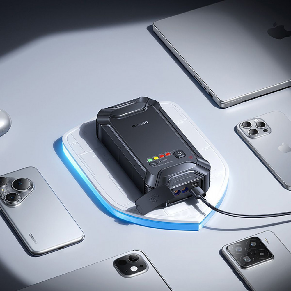 Пусковий Пристрій Baseus PrimeTrip VJ1 Car Jump Starter 12000 mAh — Придбати в Україні - фото 7
