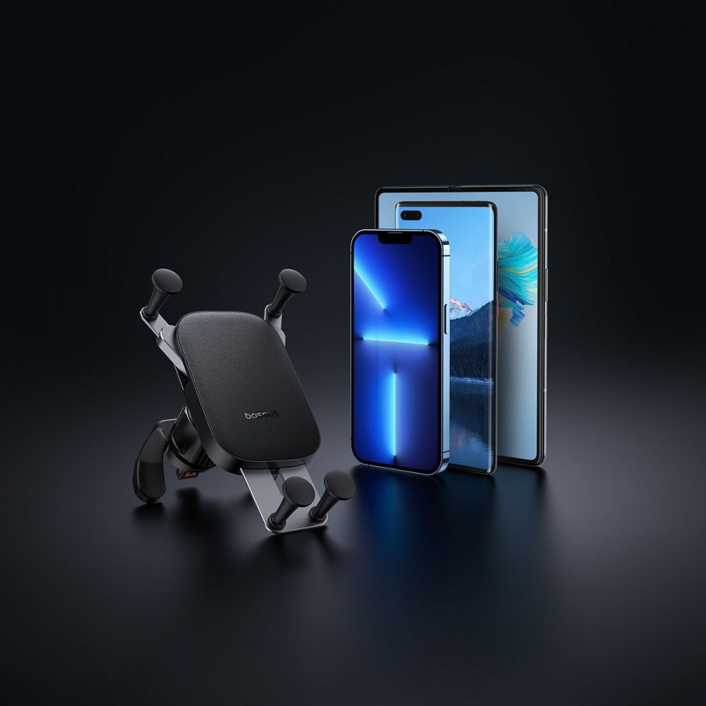 Автомобільний тримач Baseus UltraControl Mega Series Air Outlet Car Mount — Придбати в Україні - фото 8