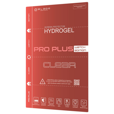 Купить Защитная гидрогелевая пленка BLADE Hydrogel Screen Protection PRO PLUS (clear glossy) WATCH EDITION 54154 - Ncase