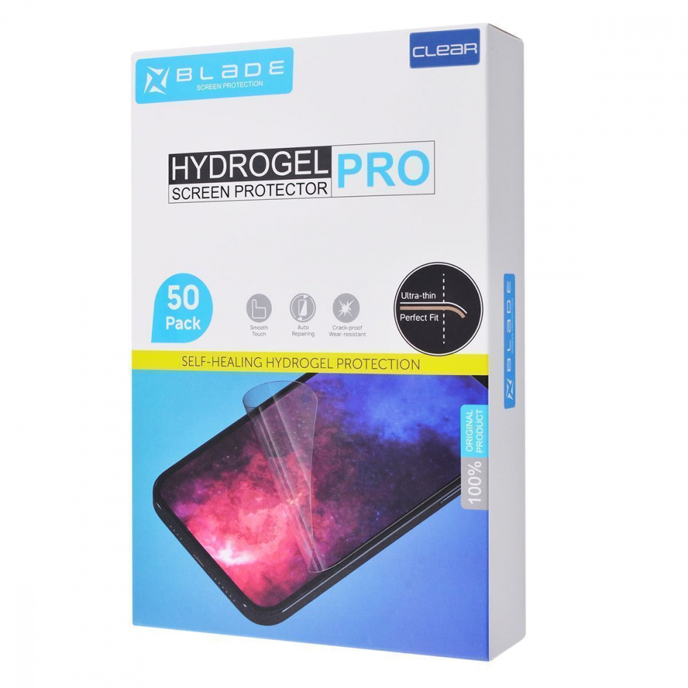 Protective hydrogel film BLADE Hydrogel Screen Protection PRO (Edge Display) (clear glossy)