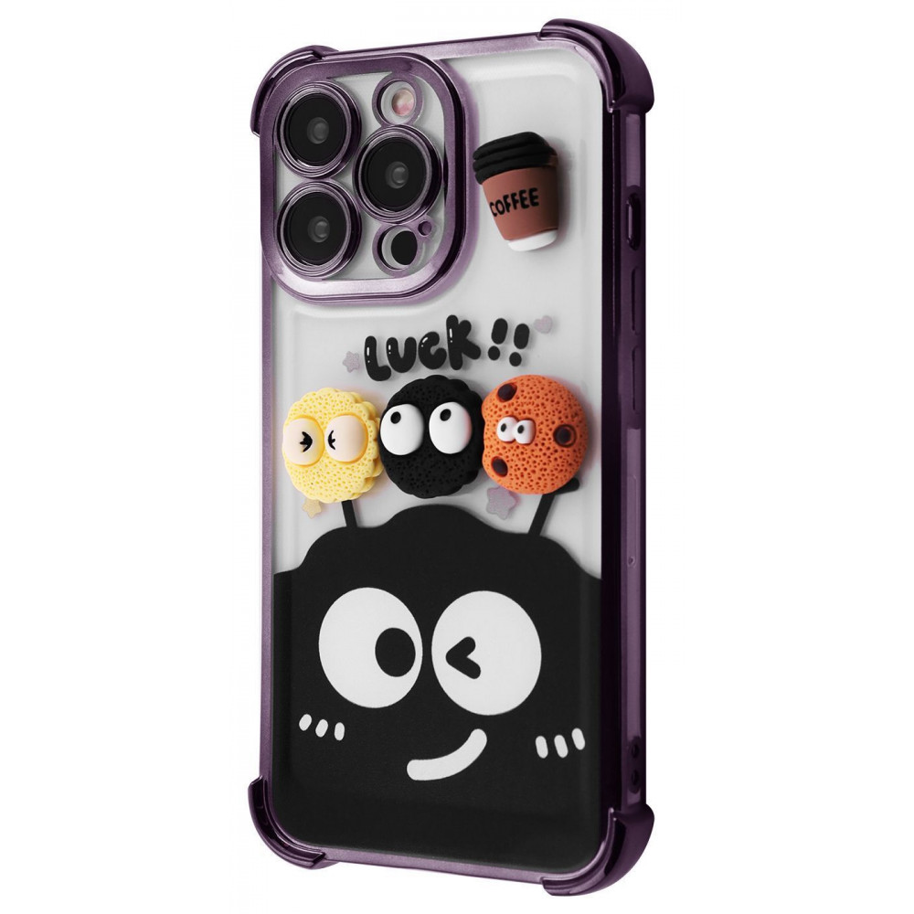 Чехол WAVE Winkie iPhone 14 Pro Max deep purple/splash на картинке №1