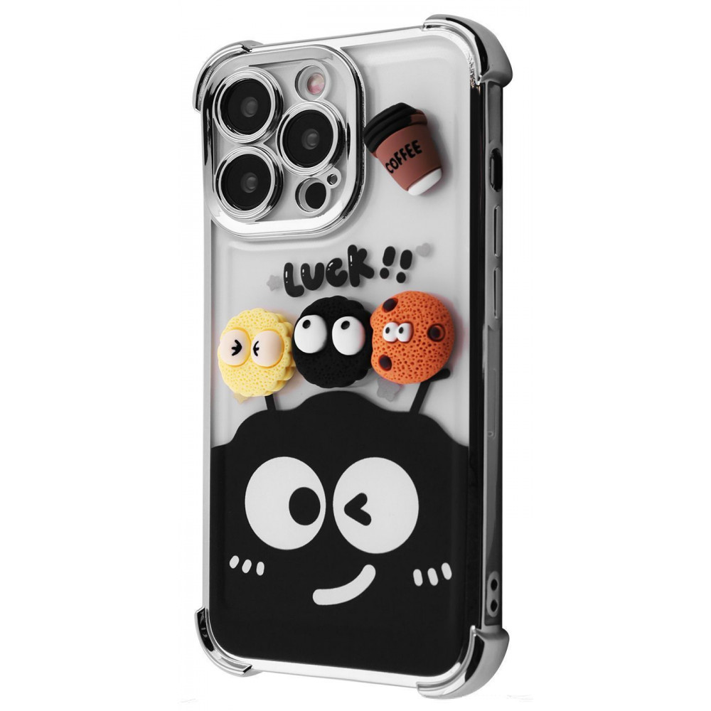 Чехол WAVE Winkie iPhone 15 Pro silver/splash на картинке №1