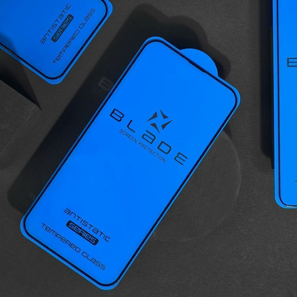 Защитное стекло BLADE ANTISTATIC Series Full Glue Samsung Galaxy A57 black (67216) Черный на картинке №4