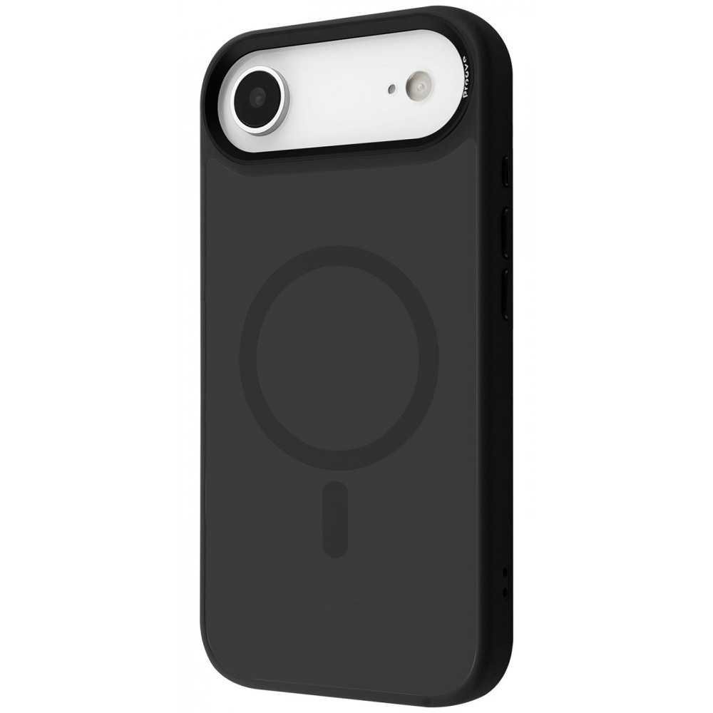 Чехол Proove Sapphire Case with Magnetic Ring iPhone 17 Air black titanium (PCSAIP17AR36) Черный титан на картинке №1