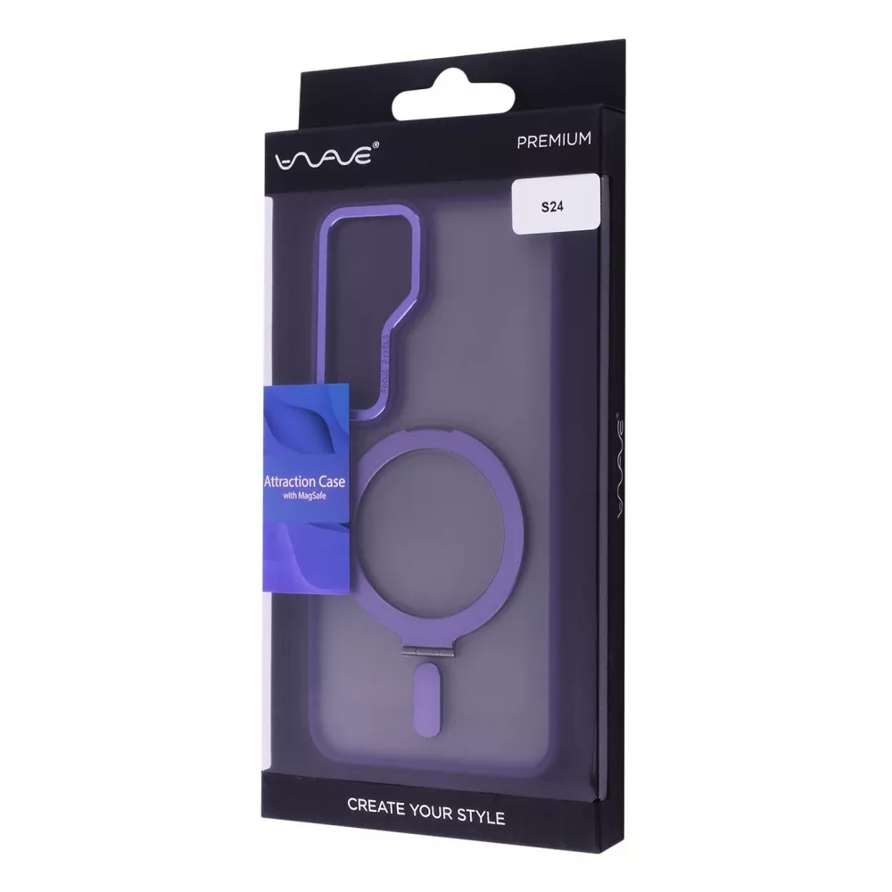 Чехол WAVE Attraction Case with Magnetic Ring Samsung Galaxy S24 - фото 1