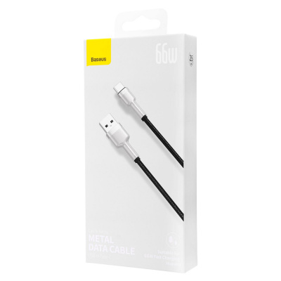 Купить Кабель Baseus Cafule Metal Data Type-C 66W (0.25m) 33192 - Ncase