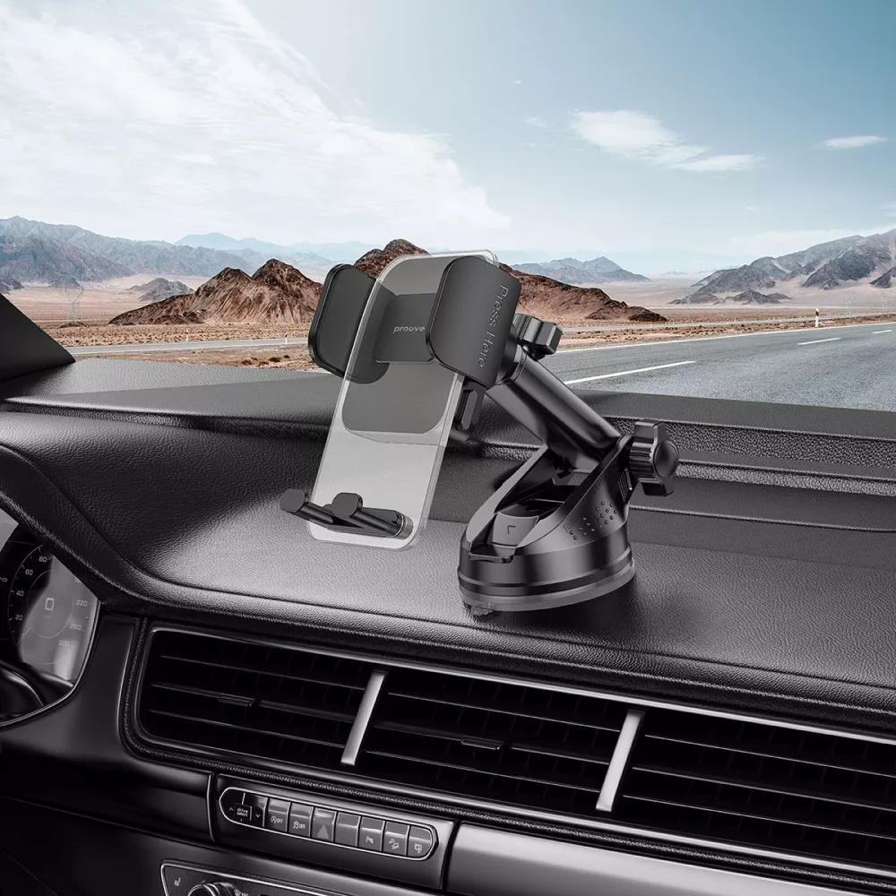 Автодержатель Proove Crystal Clamp Plus Suction Type Car Mount - фото 2