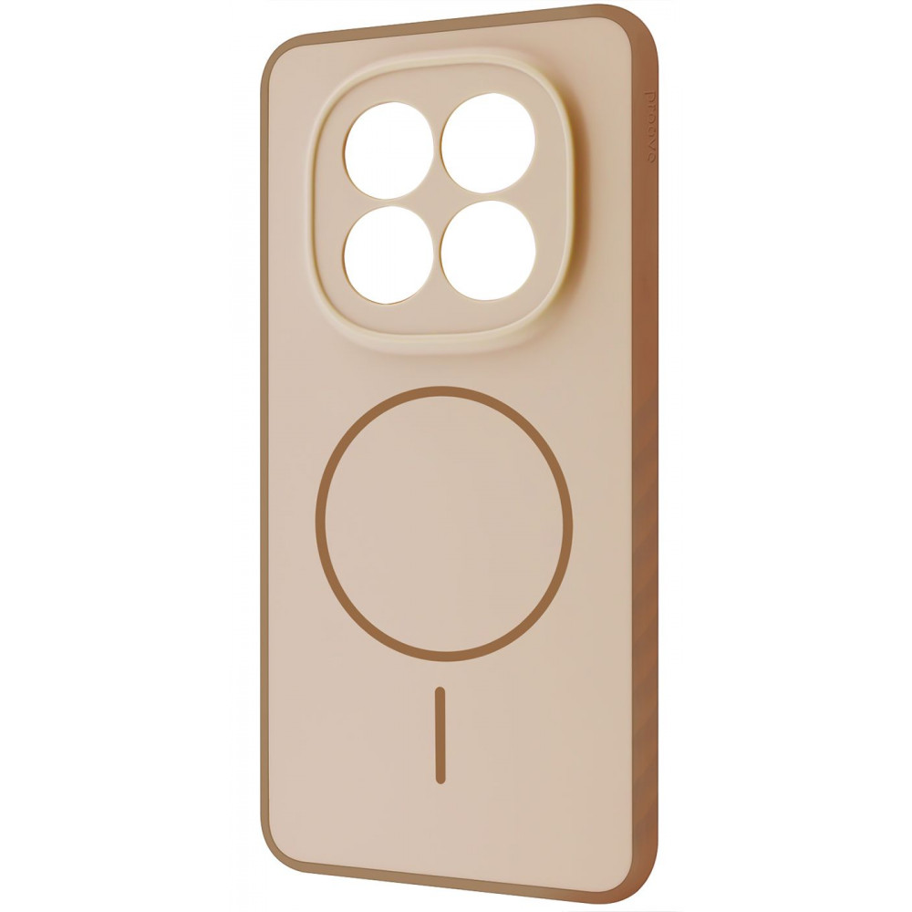 Чохол Proove Softline Case with Magnetic Ring Xiaomi Redmi Xiaomi Redmi Note 15 Pro+ 5G/Poco M8 Pro beige (67761) Бежевий на малюнкі №1