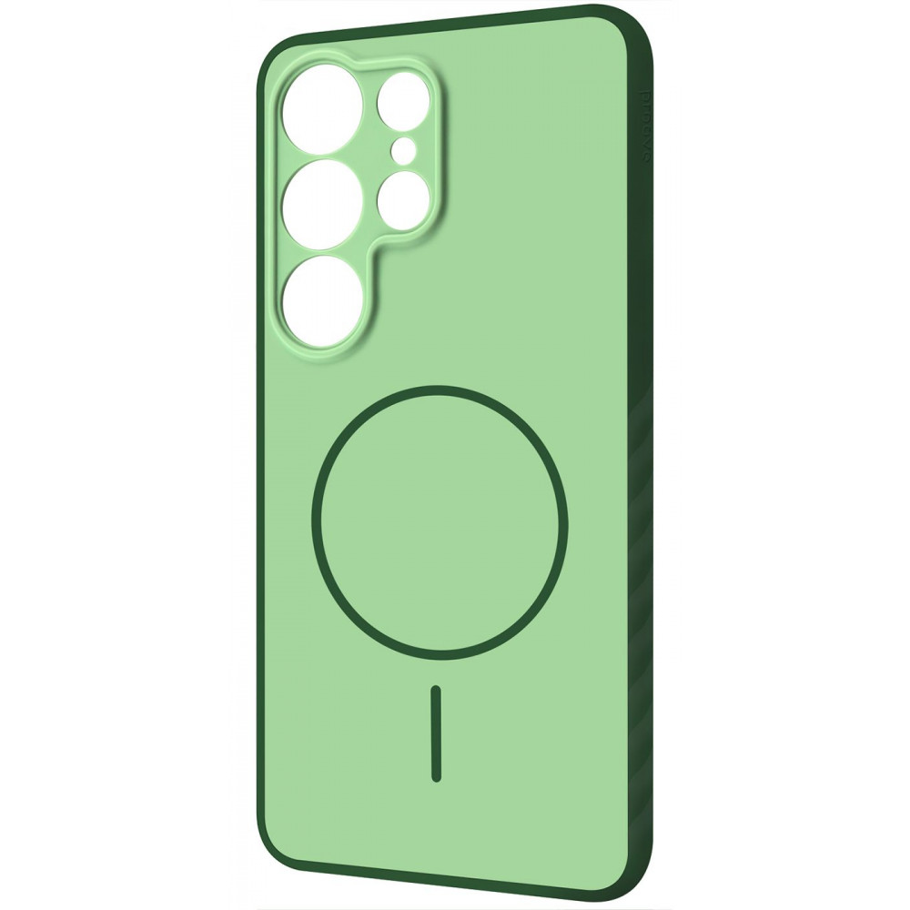Чохол Proove Softline Case with Magnetic Ring Samsung Galaxy S25 Ultra green (PCLCSGSU256) Зелений на малюнкі №1
