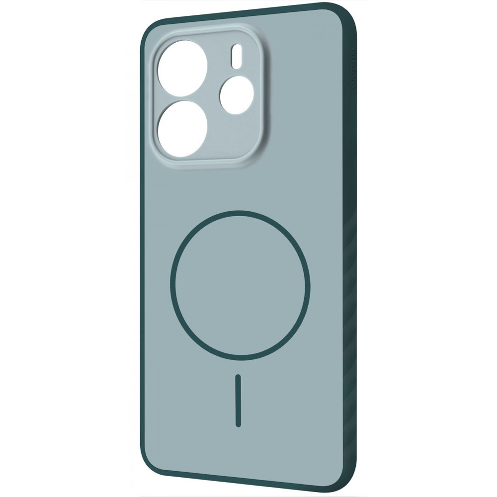 Чехол Proove Softline Case with Magnetic Ring Xiaomi Redmi Note 14 4G (European) 164.84mm blue (PCLCXRN14412) Синий на картинке №1