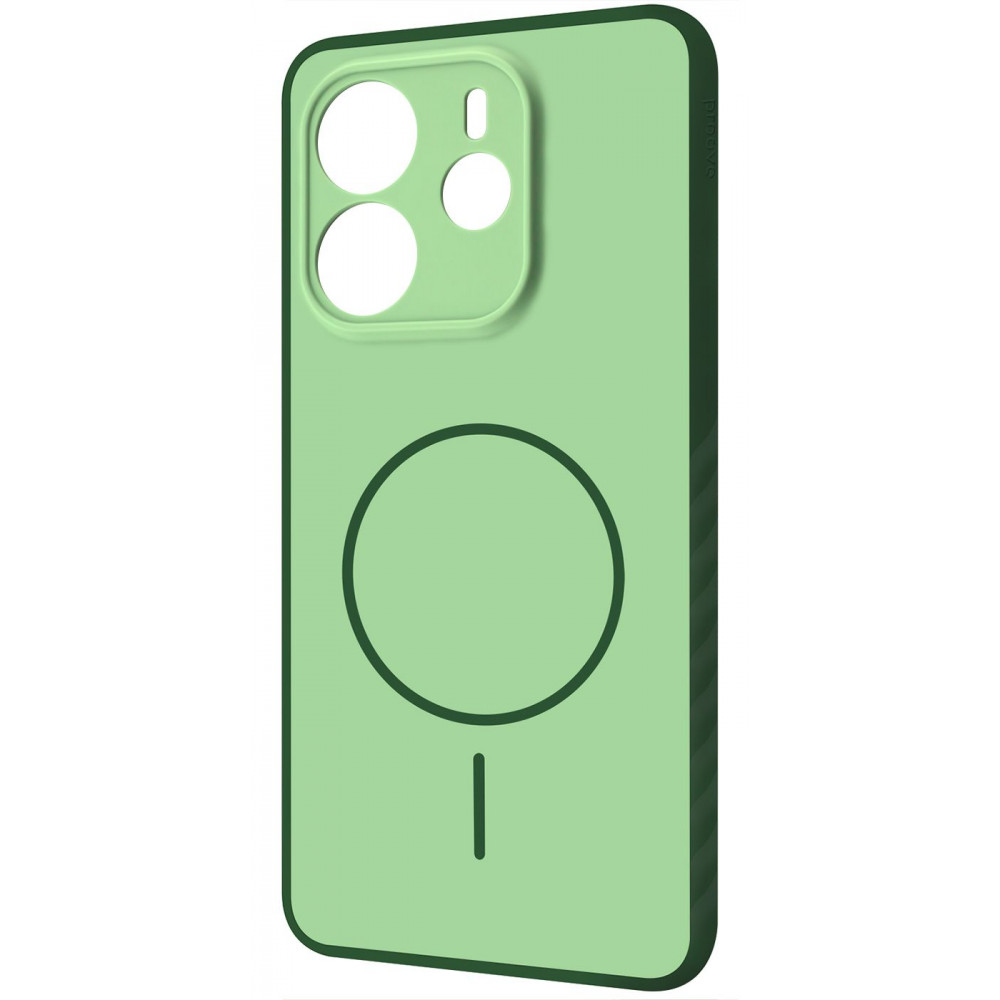 Чохол Proove Softline Case with Magnetic Ring Xiaomi Redmi Note 14 4G (European) 164.84mm green (PCLCXRN1446) Зелений на малюнкі №1