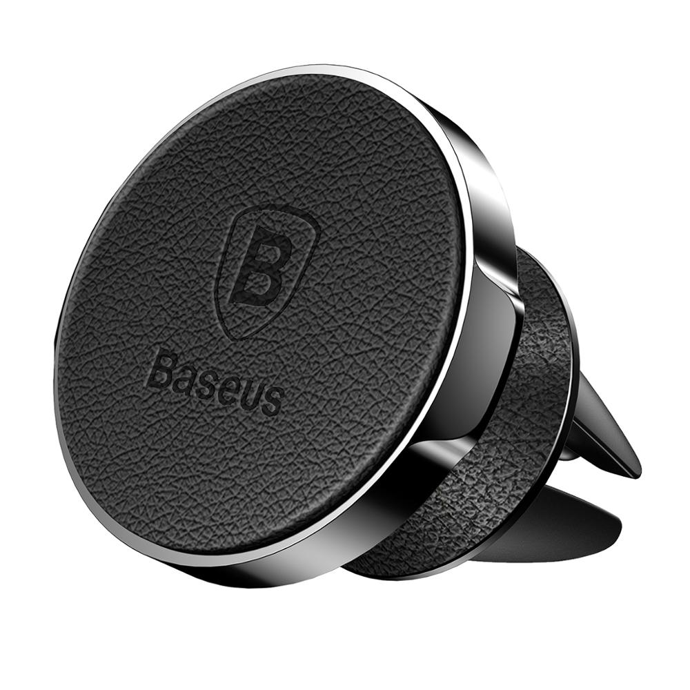 Автодержатель Baseus Small Ears Series Magnetic Bracket Leather Air Outlet Type - фото 9