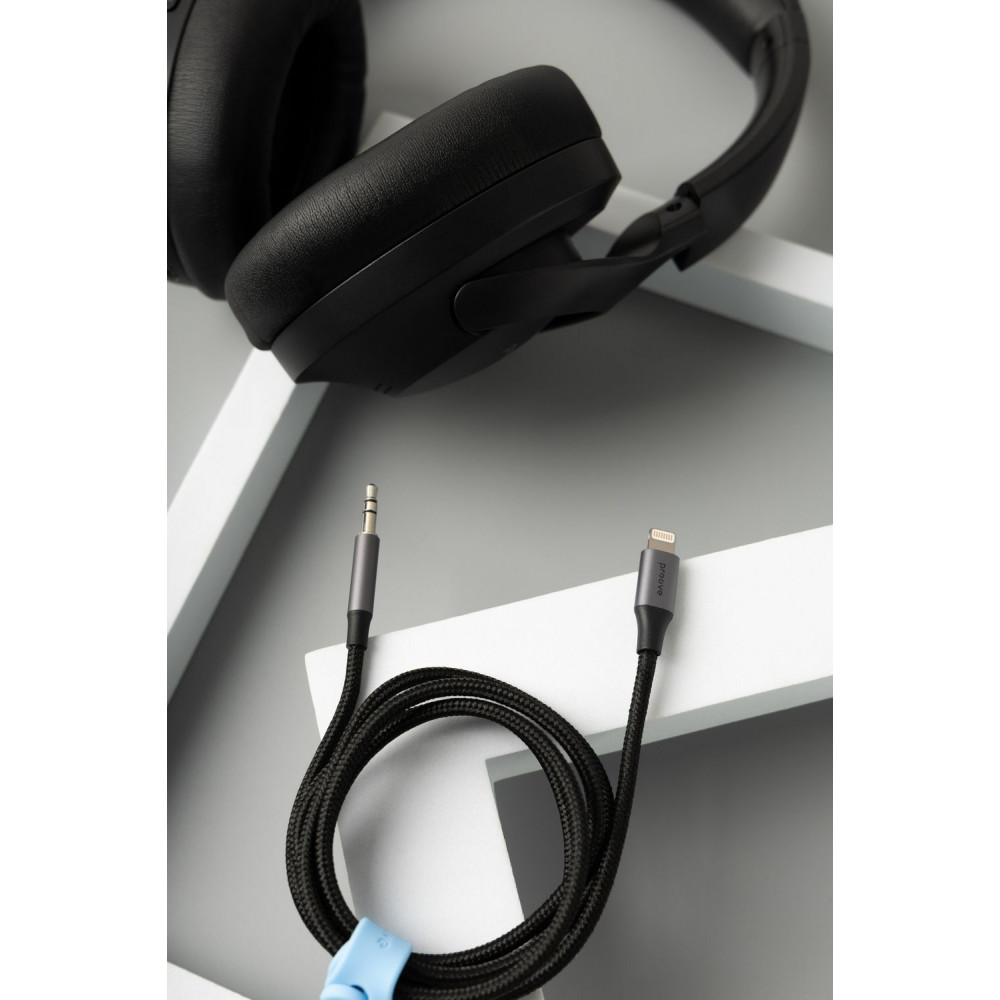 Кабель AUX Proove SoundMesh Lightning to 3.5mm (1m) — Придбати в Україні - фото 4