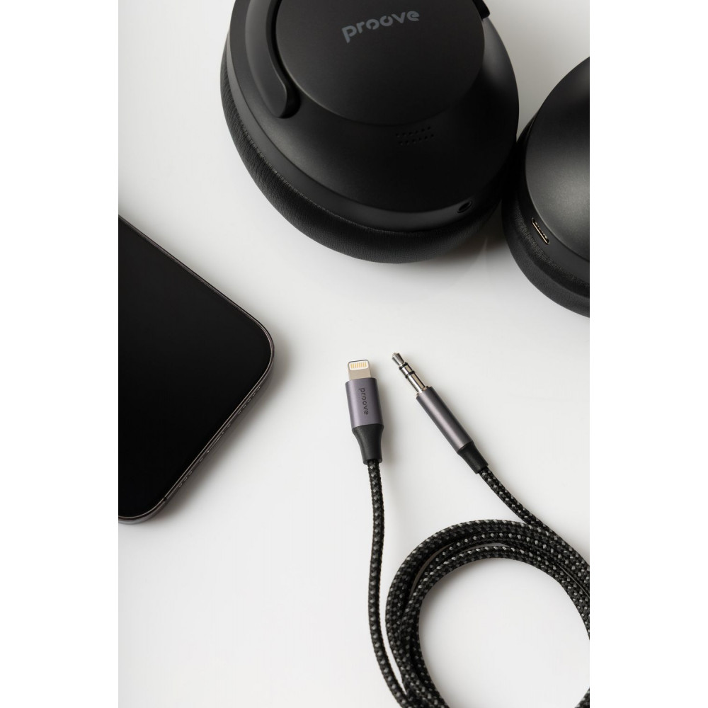 Кабель AUX Proove SoundMesh Lightning to 3.5mm (1m) — Придбати в Україні - фото 6