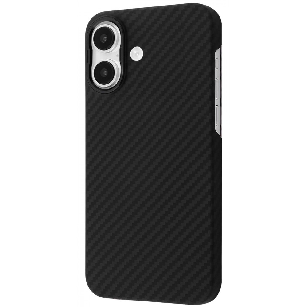 Чехол Proove Carbon Slim with Magnetic Ring iPhone 17 black (PCCSIP170002) Черный на картинке №1