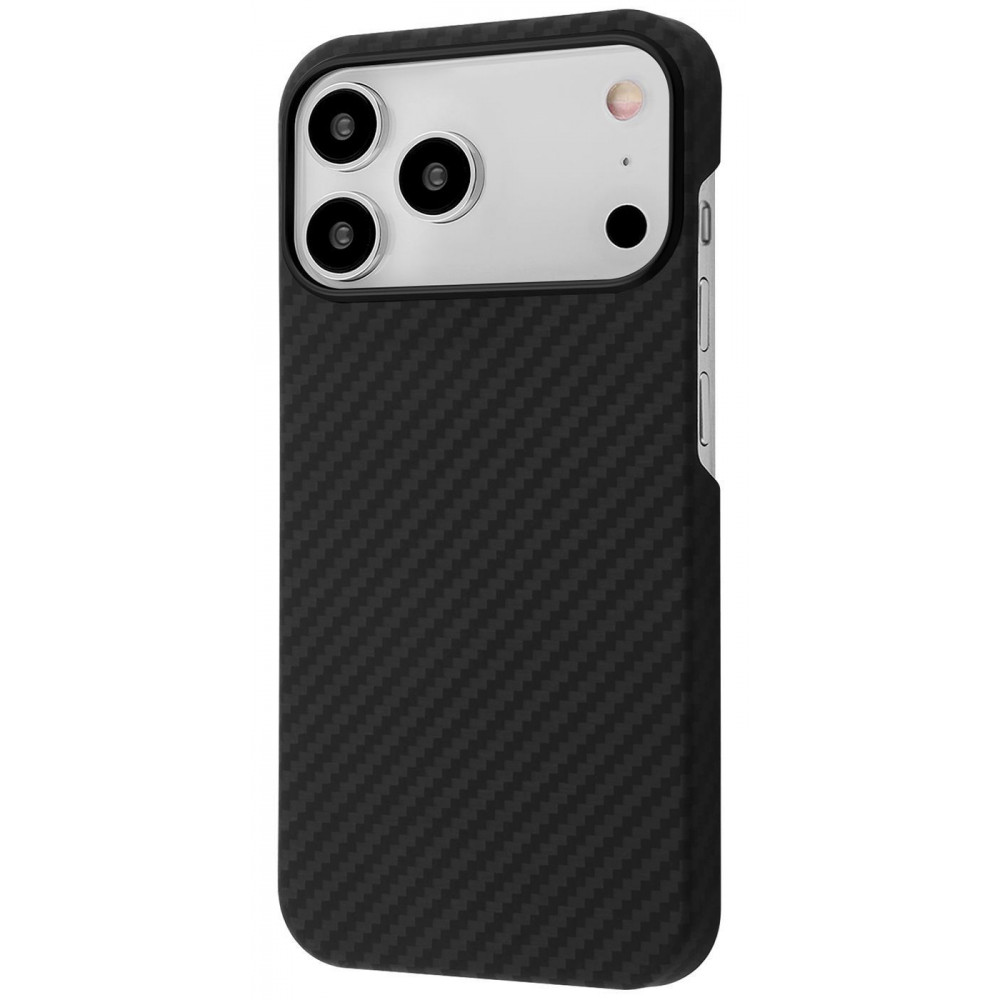 Чехол Proove Carbon Slim with Magnetic Ring iPhone 17 Pro black (PCCSIP17P002) Черный на картинке №1