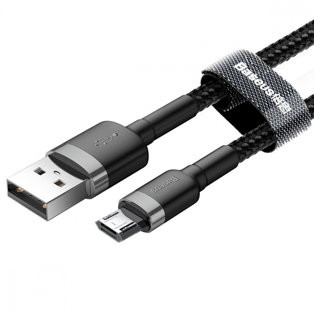 Кабель Baseus Cafule Micro USB 2.4A (0.5m) - фото 4