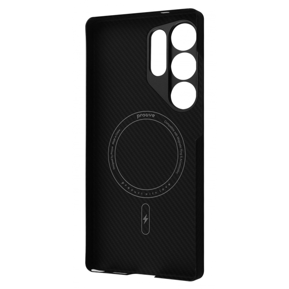 Чехол Proove Carbon Slim with Magnetic Ring Samsung Galaxy S25 Ultra - фото 1