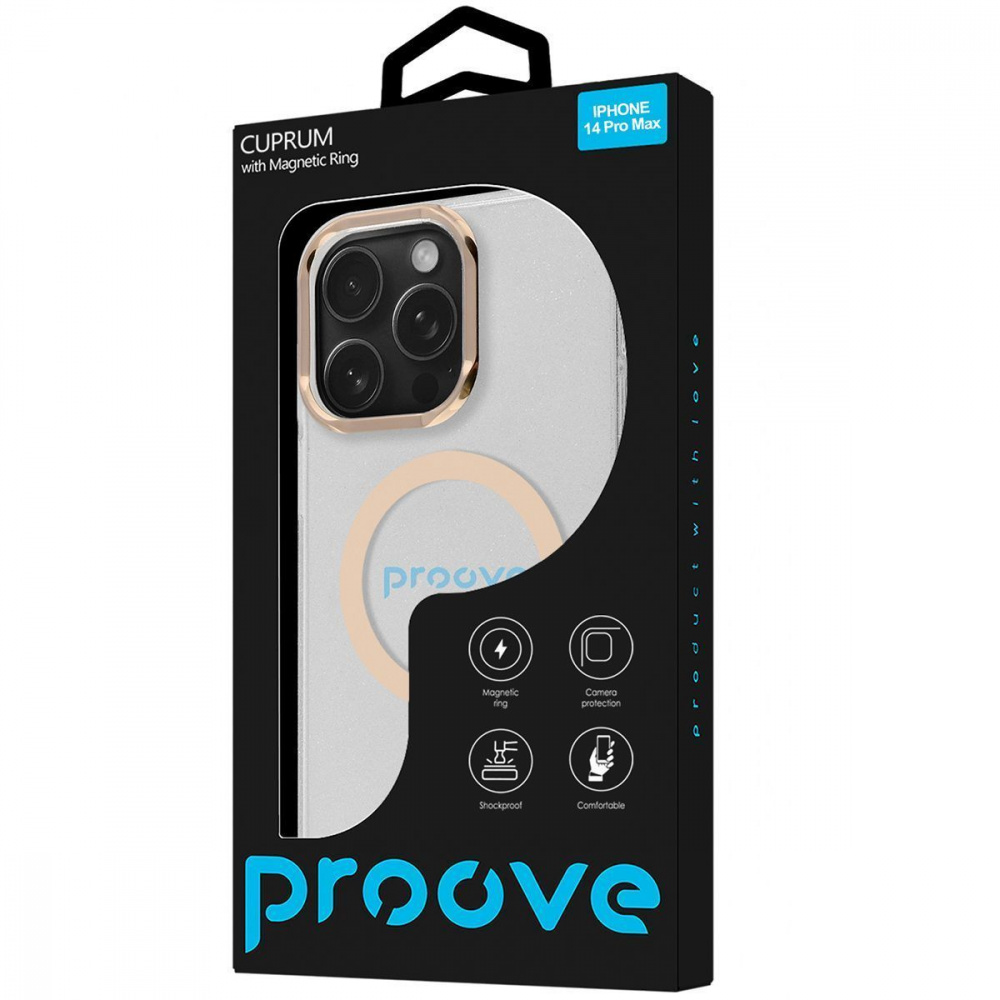 Чехол Proove Cuprum Case with Magnetic Ring iPhone 14 Pro Max - фото 1