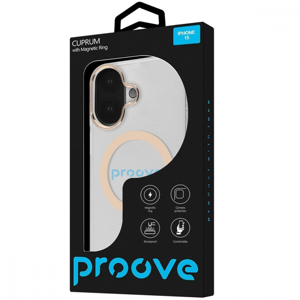 Чехол Proove Cuprum Case with Magnetic Ring iPhone 16 - фото 1